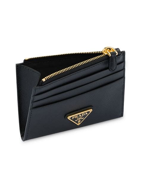 fake prada credit card holder|Prada card holder with zipper.